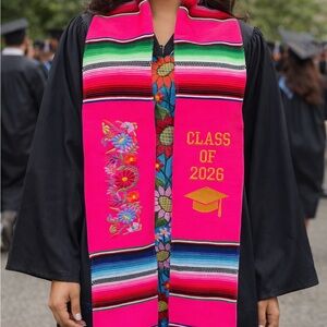Florals mexican Graduation Class 2026 Mexican sash /stole